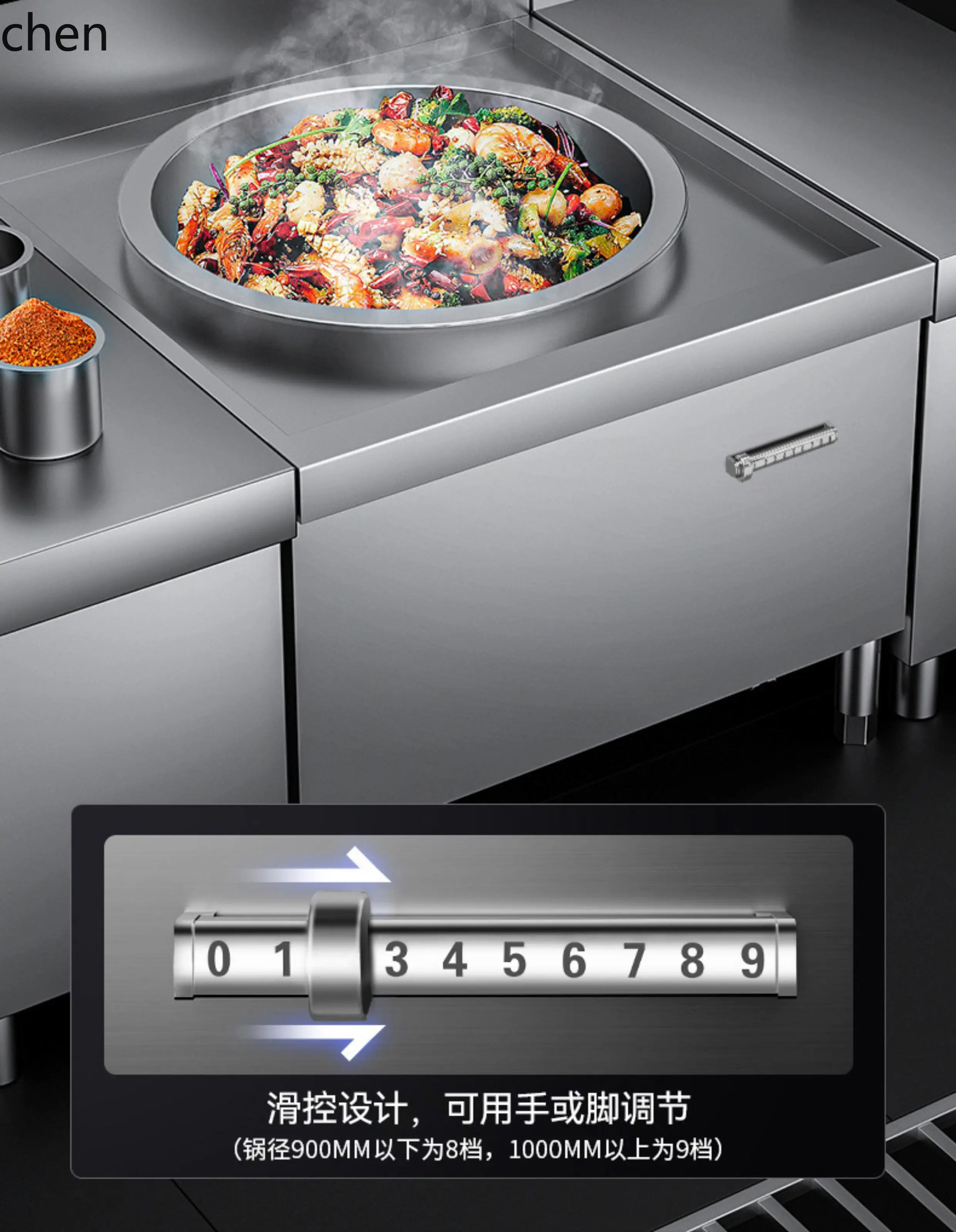 Commercial Kitchen Stove - ZML 상업용 인덕션 쿠커 대형 냄비