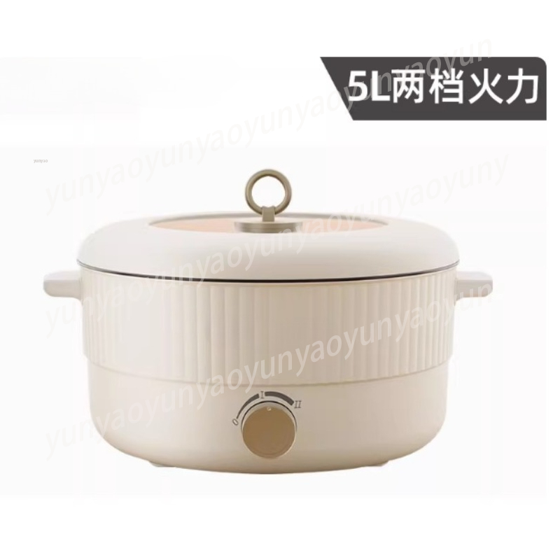 Soup Kettle Warmer - 5L 전기 이중 칸막이 핫팟, 가정용