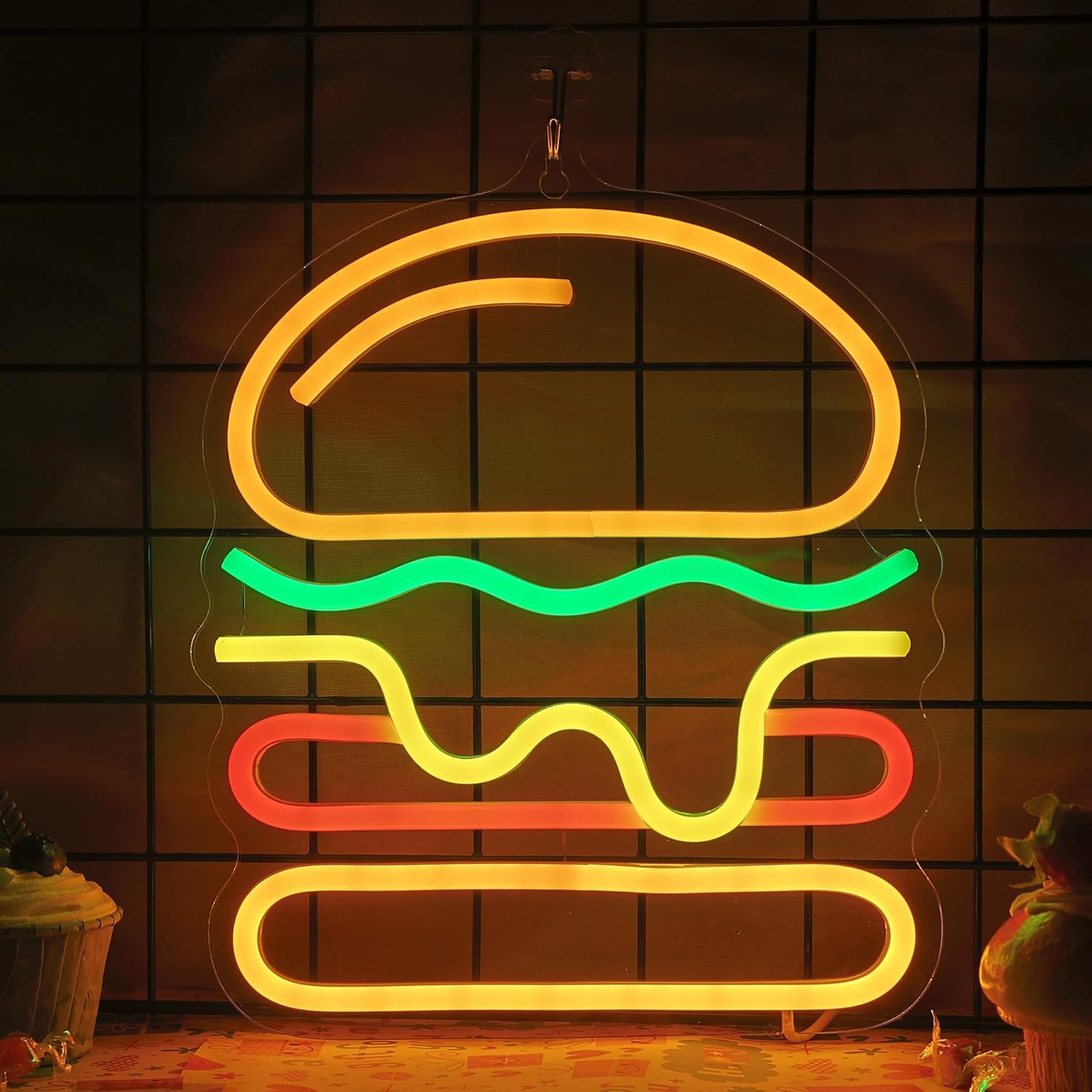 Commercial Kitchen Light - 층층이 쌓인 치즈 LED 조명이 있는
