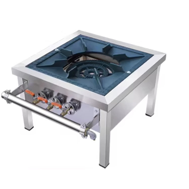 Commercial Kitchen Stove - 한국식 저소음 가스레인지 주방용 액화천연가스 싱글버너