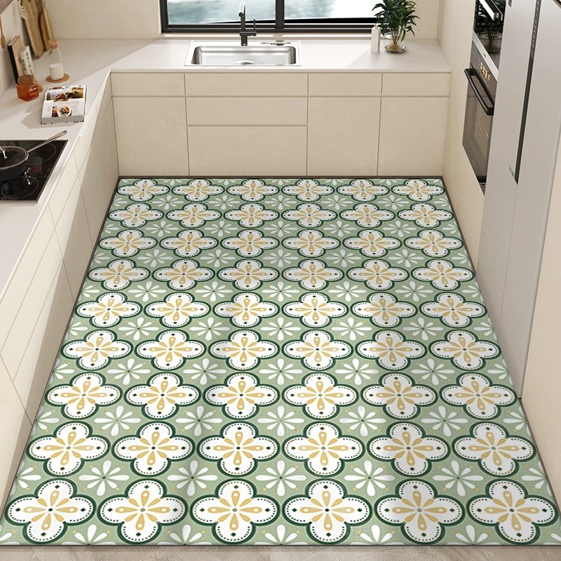 Commercial Kitchen Tile Flooring - 주방 카펫 PVC 방수 오일프루프 미끄럼
