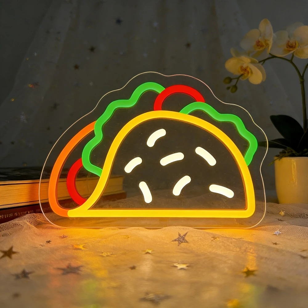 Commercial Kitchen Light - 타코 네온사인 LED USB 조광 가능