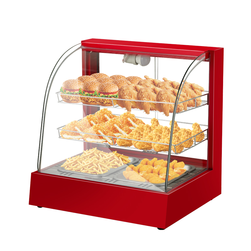Food Warmer Display - 레스토랑 카운터탑 전기 음식 보온 쇼케이스,