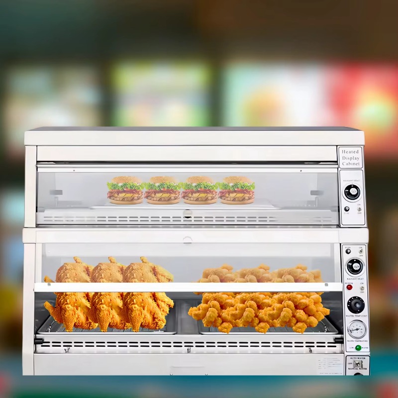 Food Warmer Display - 텐샤인 KFC 스타일 디스플레이 워머 자동