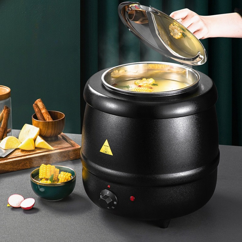 Soup Kettle Warmer - 전기 수프 워머 10L 상업용 항온