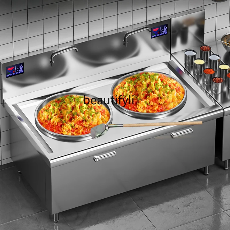 E132 고출력 상업용 대형 냄비 버너 이중 헤드 전기 - Commercial Kitchen Oven 리뷰 및 가격