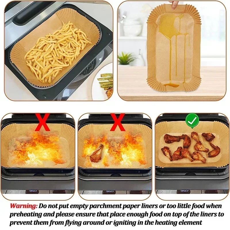 일회용 에어프라이어 종이 논스틱 주방 베이킹 에어프라이 - Deep Fryer Commercial 리뷰 및 가격