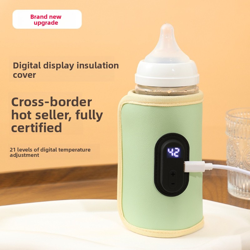 휴대용 디지털 디스플레이 아기 젖병 워머 USB 차량  - Food Warmer Display 리뷰 및 가격