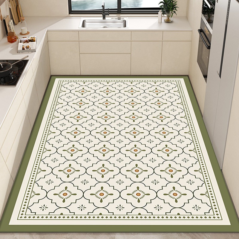 주방 카펫 PVC 방수 오일프루프 미끄럼 방지 가죽 바 - Commercial Kitchen Tile Flooring 리뷰 및 가격
