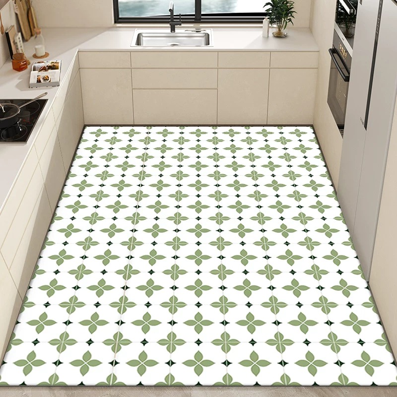 주방 카펫 PVC 방수 오일프루프 미끄럼 방지 가죽 바 - Commercial Kitchen Tile Flooring 리뷰 및 가격