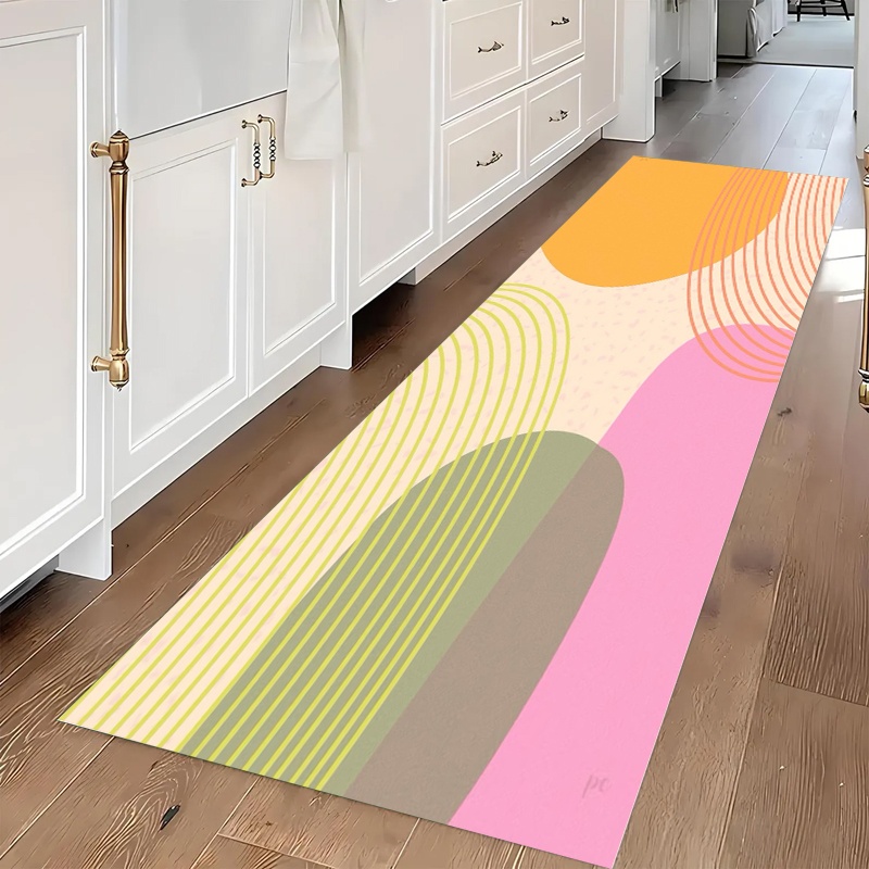 기하학적 타일 무늬 러너 러그 미끄럼 방지 롱 플로어  - Commercial Kitchen Tile Flooring 리뷰 및 가격