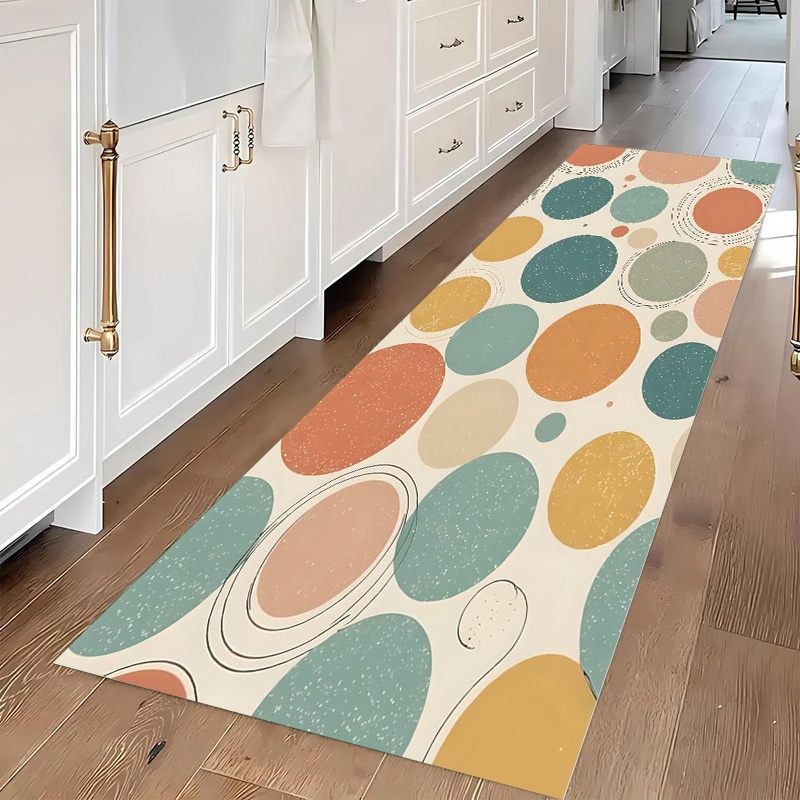 기하학적 타일 무늬 러너 러그 미끄럼 방지 롱 플로어  - Commercial Kitchen Tile Flooring 리뷰 및 가격