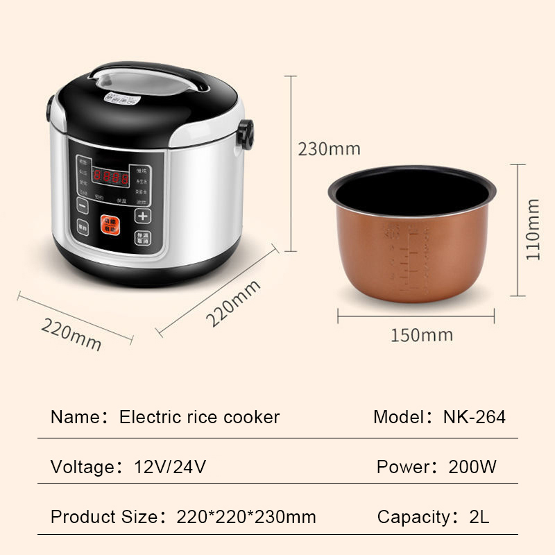 12V 24V 미니 밥솥 자동차 트럭 수프 죽 요리 기 - Soup Kettle Warmer 리뷰 및 가격