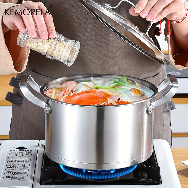 16/20/24cm스테인레스 스틸 냄비 세트 두꺼운 직 - Soup Kettle Warmer 리뷰 및 가격