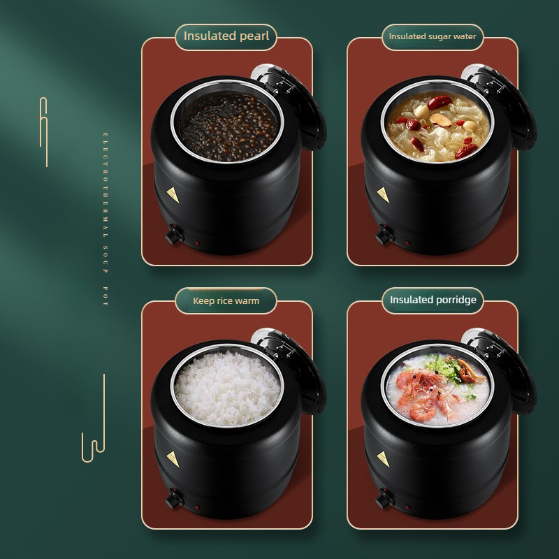 전기 수프 워머 10L 상업용 항온 주철 스테인리스 스 - Soup Kettle Warmer 리뷰 및 가격